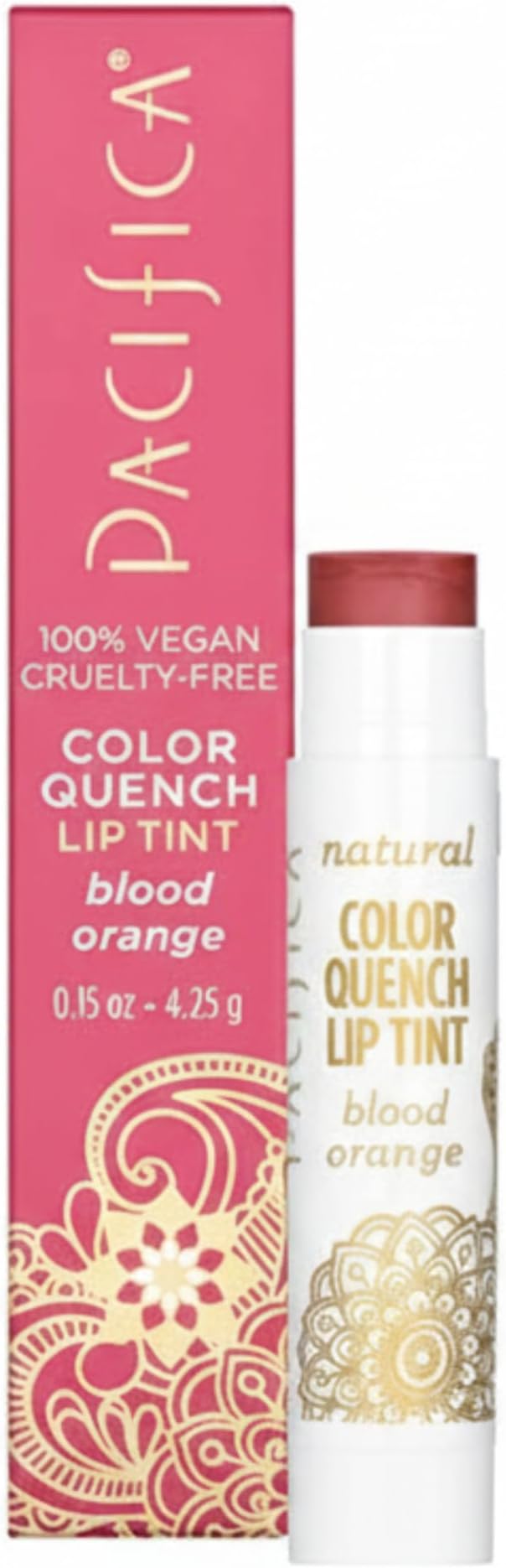 Pacifica Color Quench Lip Tint Blood Orange