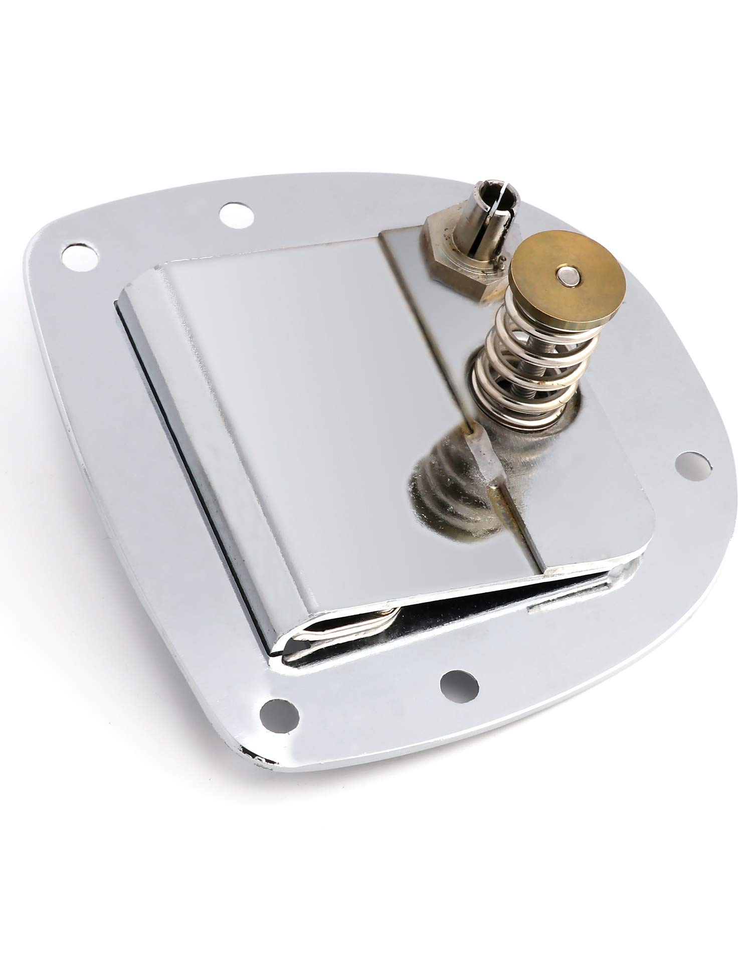 Metallor Guitar Tremolo Tailpiece Bridge for Jazzmaster Jaguar Guitar Vibrato and Whammy Guitar Parts Accessories Chrome.