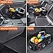 FoxBoxUsa Front Seat Car Organizer, Trunk Organizer For Suv, Back Seat Car Storage Organization Between Seats - Passenger Floor Organizer and Storage Under Seat, Car Gifts for Men and Women (Black)
