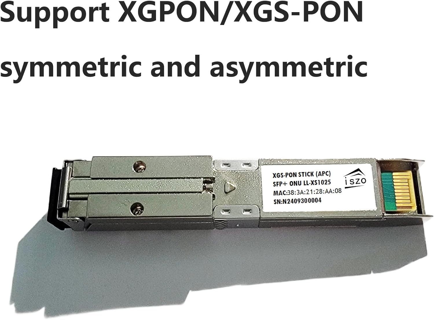 XG-PON/XGS-PON ONU Stick SFP+ Transceiver with 8311, 10G ONU Stick for FTTx Networks, Compatible with Huawei/ZTE/Ubiquiti/Mikrotik