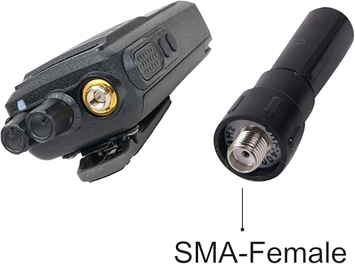 Miniatura 7 de GRA-SH45 Shorty, macho, paquete de 4 antenas de radio UHF 400-470 MHz, ligera, rechoncha y eficiente, 1.8 pulgadas