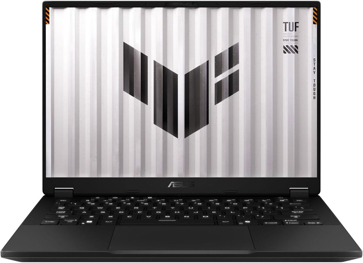 ASUS TUF Gaming A14 Copilot+ PC Gaming Laptop, 14” WQXGA 16:10 165Hz Display, AMD Ryzen™ AI 7 350 Processor, NVIDIA® GeForce RTX™ 5060, 16GB LPDDR5X, 1TB PCIe® Gen 4.0 SSD, Wi-Fi 6E, Windows 11 Home