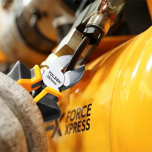 Miniatura 7 de TOLSEN Juego de alicates de corte lateral diagonal de nariz larga con combinación aislada de 3 piezas