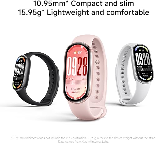 Miniatura 5 de XIAOMI Mi Smart Band 10 (2025) versión global, pantalla AMOLED de 1.72 pulgadas, 21 días de duración de la batería, pantalla táctil, rastreador
