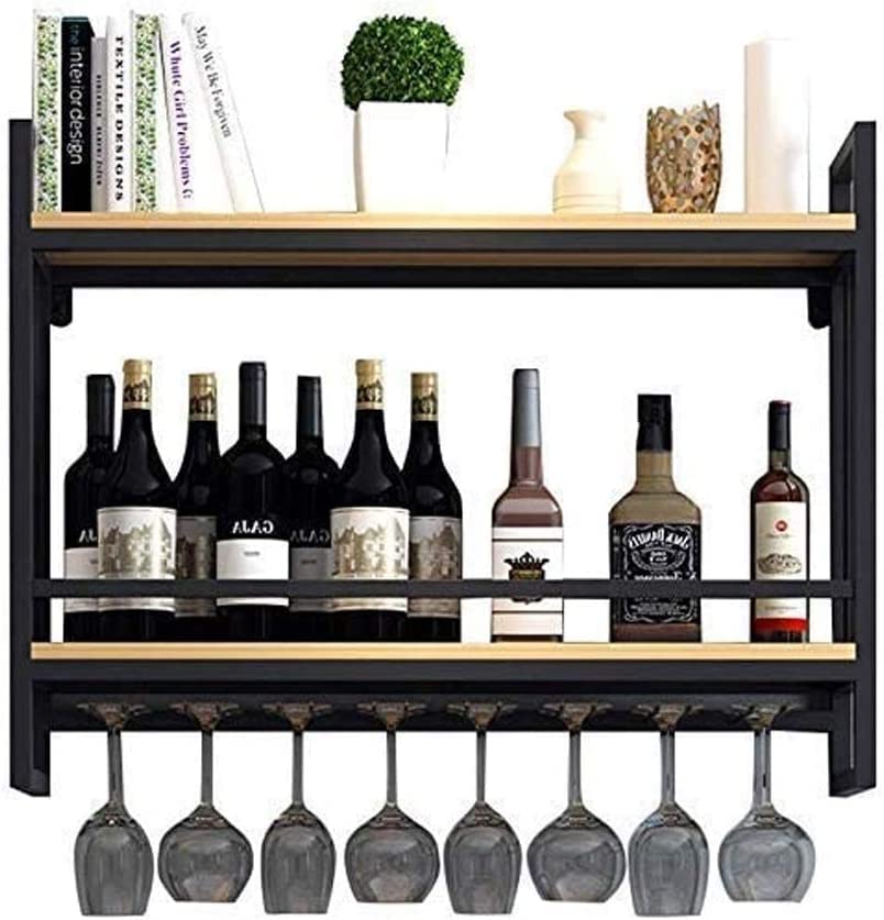 Porte-verres à vin haut de gamme et support mural au design épuré