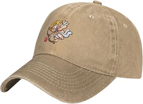 POOEDSO Gorra de béisbol de ángel para el día de San Valentín para hombres y mujeres sombrero de vaquero de algodón casquette