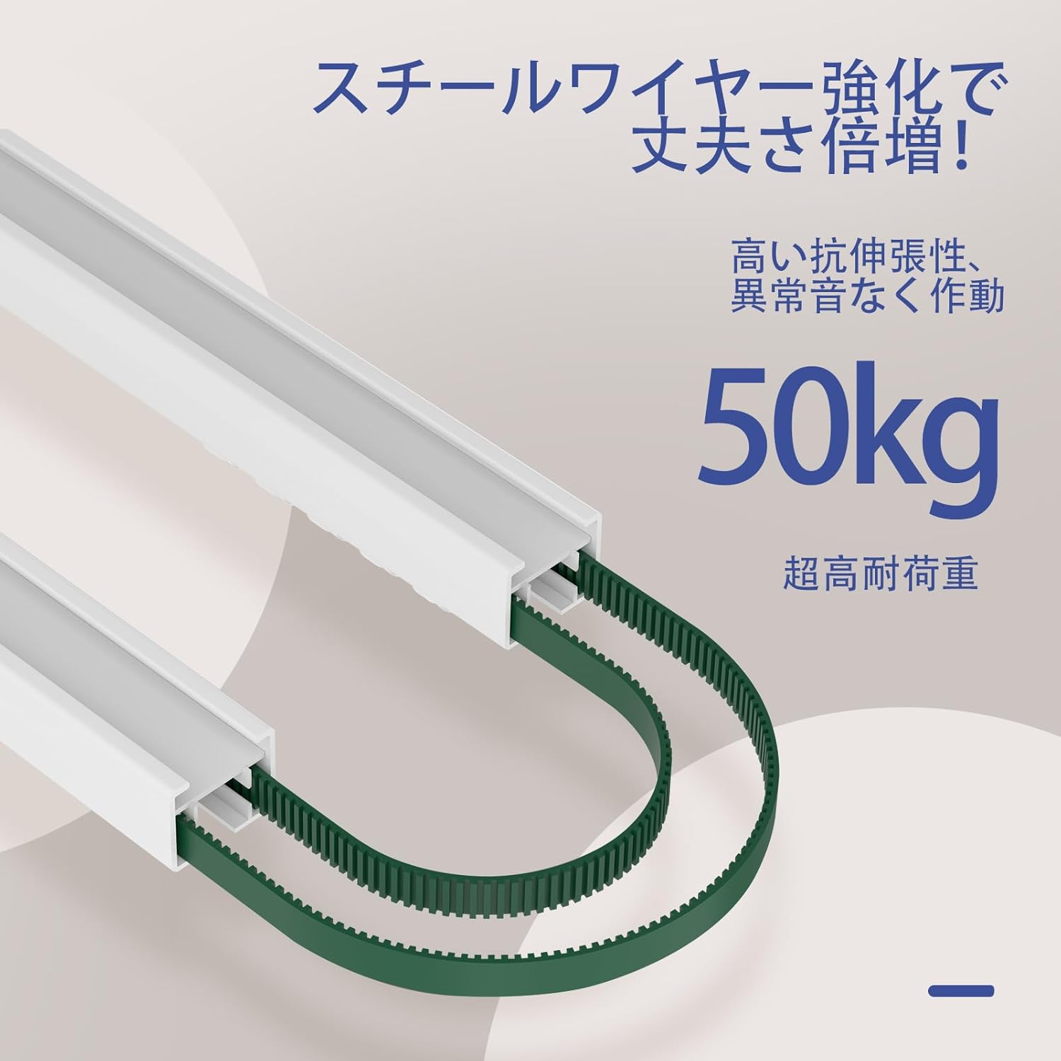 Olide DIY スマート自動カーテンモーターレールシステム - Alexa &amp; Google Home対応、静音電動カー