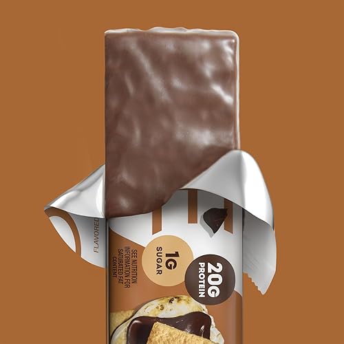 Miniatura 4 de ONE Barras de proteínas, Smores, sin gluten, con 0.71 onzas de proteína y 0.04 onzas de azúcar, grapas de despensa, 2.12 onzas (12 unidades)