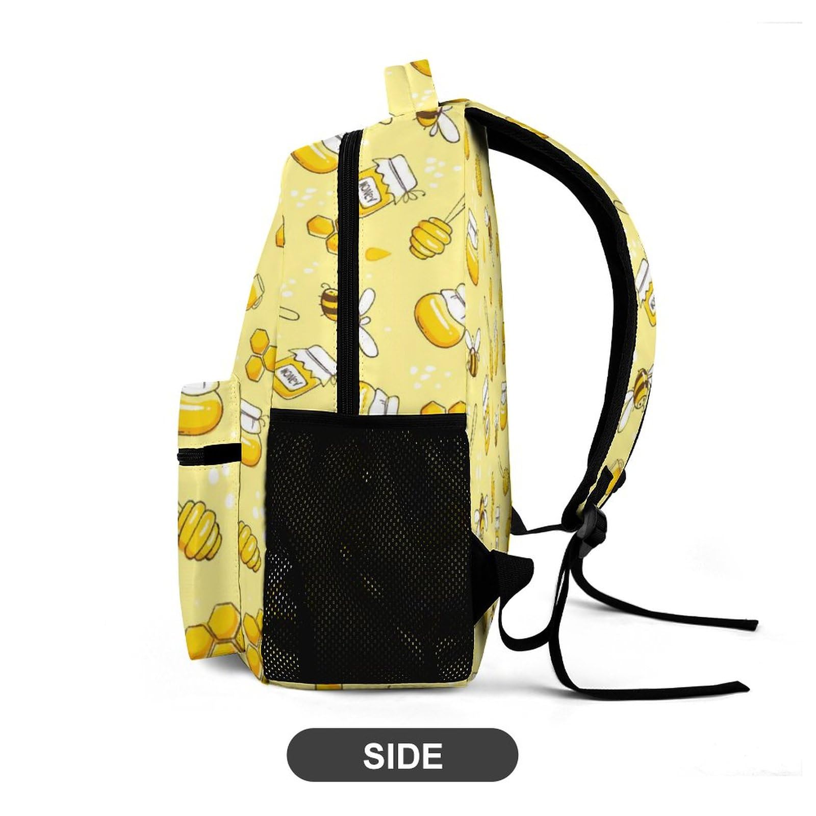 ✳︎新品未使用✳︎プチバトー　リフレクターた付きロゴリュック　イエロー Amazon.co.jp: リュック キッズ 子供 蜂 ミツバチ バックパック