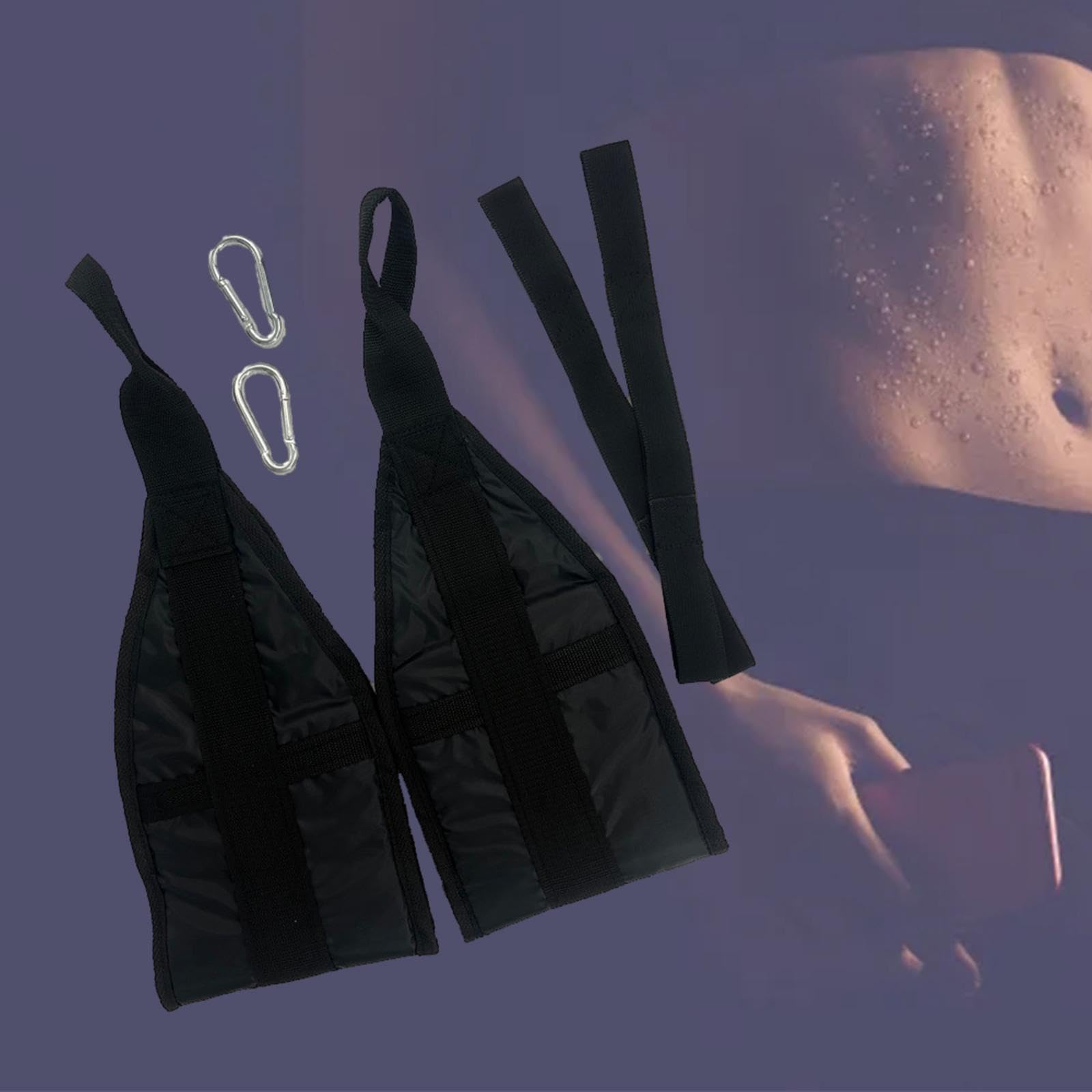 harayaa Correas AB, Cinturón Abdominal, Correas para Tríceps, Ejercicio Antideslizante, Fitness, Colgante para Puerta, Cinturones Tonificantes para Entrenamie