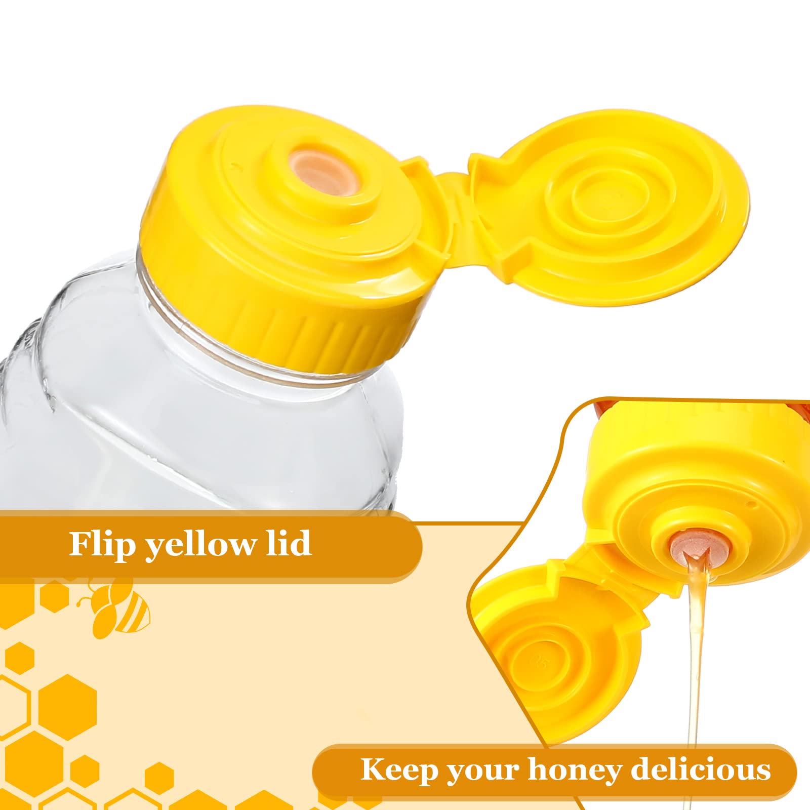 Hoolerry Condiment Squeeze Bottles