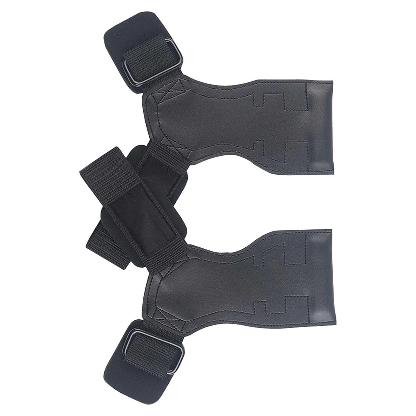 5 pz Ganci di Sollevamento - Guanti di Sollevamento con polsiera, Cinghie di Sollevamento con Power Grip per Peso Morto, Guanti di Sollevamento per Peso Massimo e ripetizioni