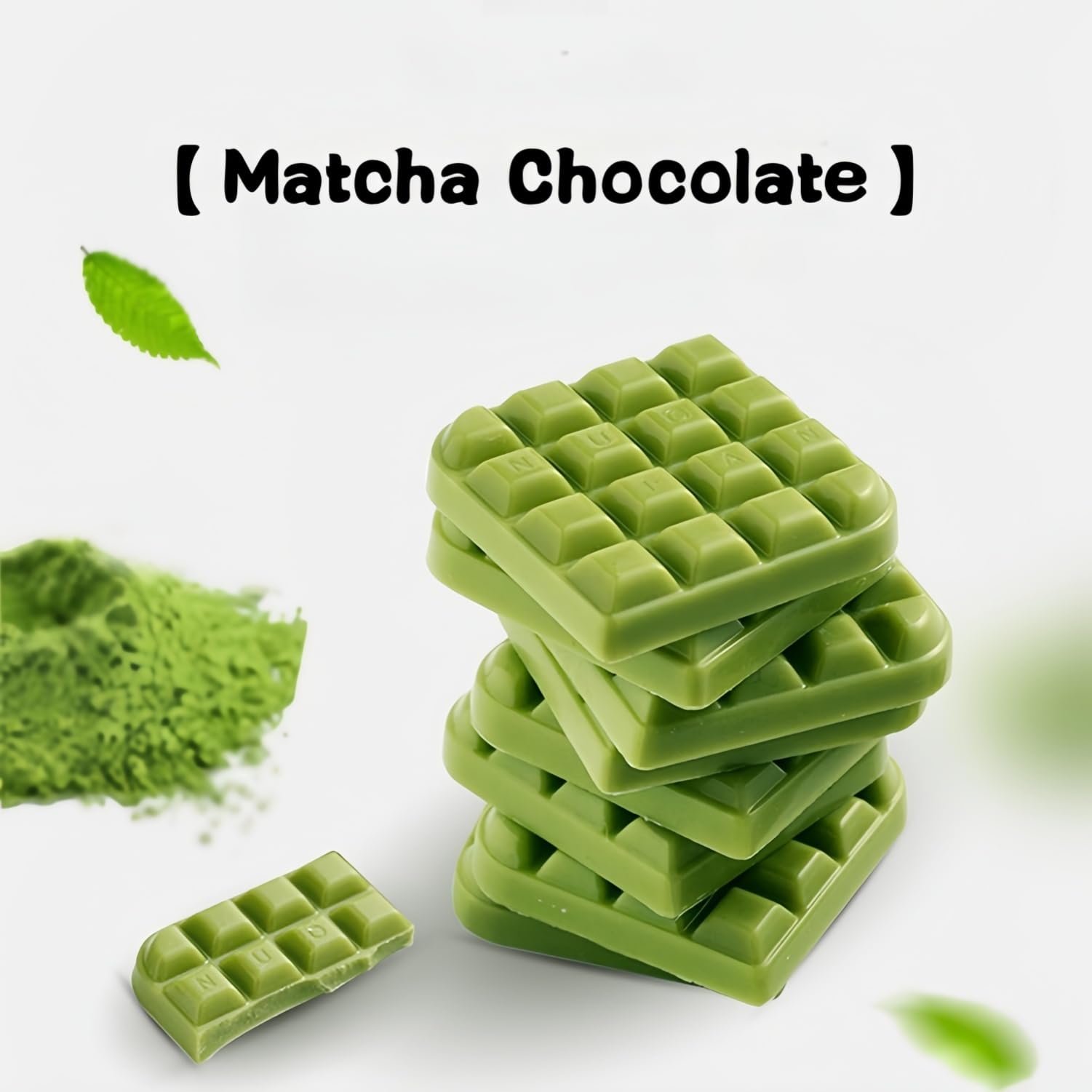 WSYLS -Cioccolato al matcha (110/scatola*1scatola), snack cinesi al gusto di matcha, snack asiatici, adatti come regali, dessert natalizi o spuntini per il tè pomeridiano