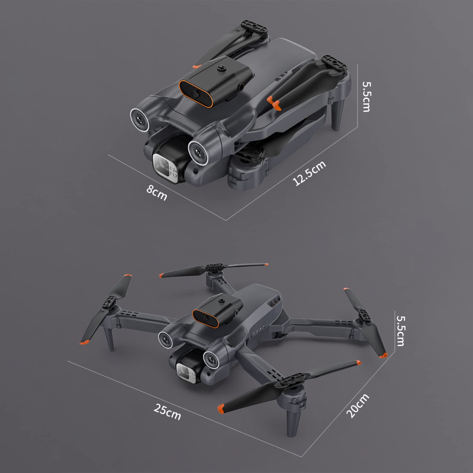 Dron RC z kamerą 4K RC Quadrocopter z funkcją sterowania gestami lotu lotniczego 360 stopni Roll