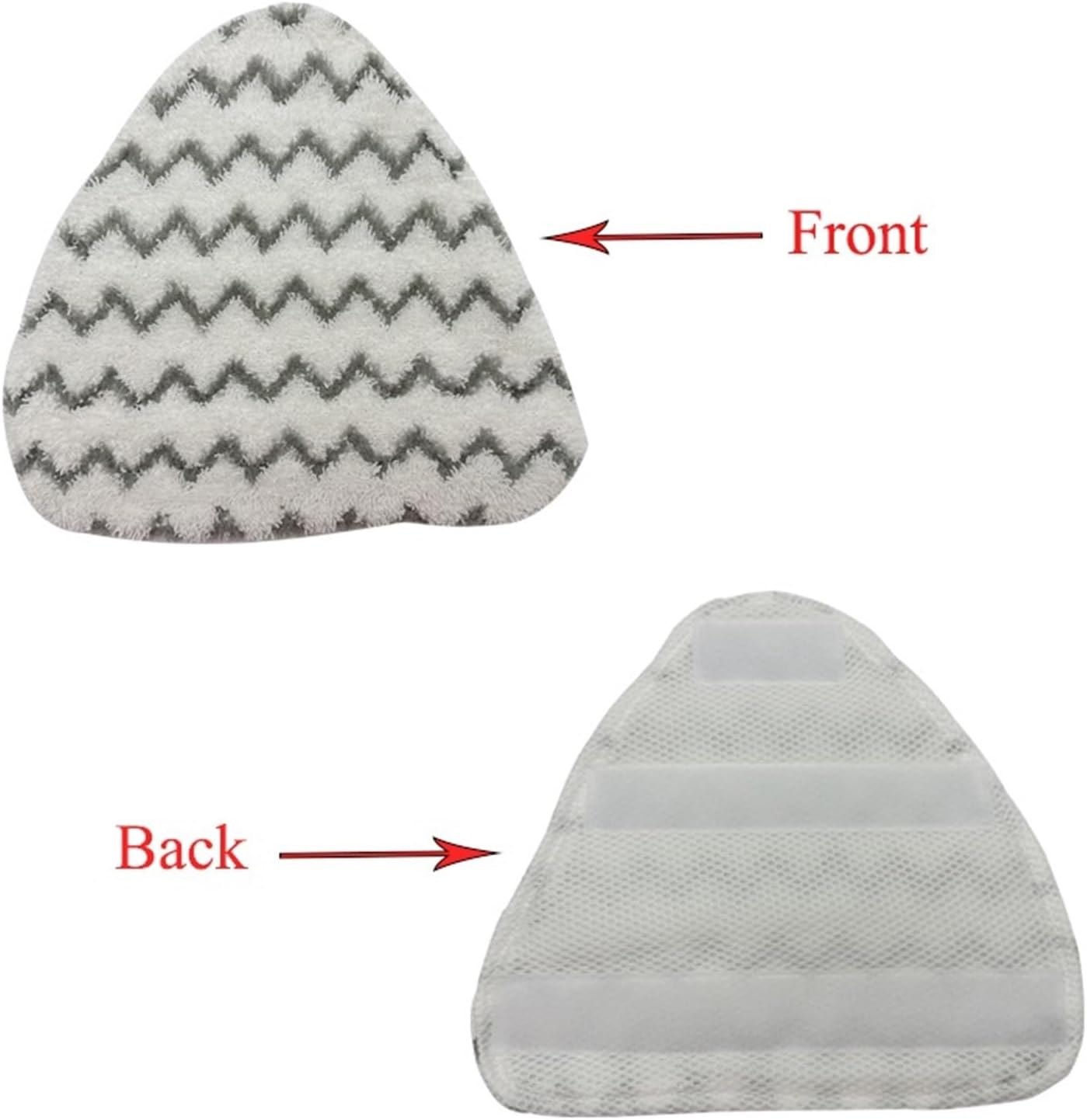 Steam Mop Cleaner Vacuum 2 in 1 Replacement Steam Pads Mop Cloths Home Floor Cleaning Mop Accessories.Compatible for Midea Sc2(Set 6)