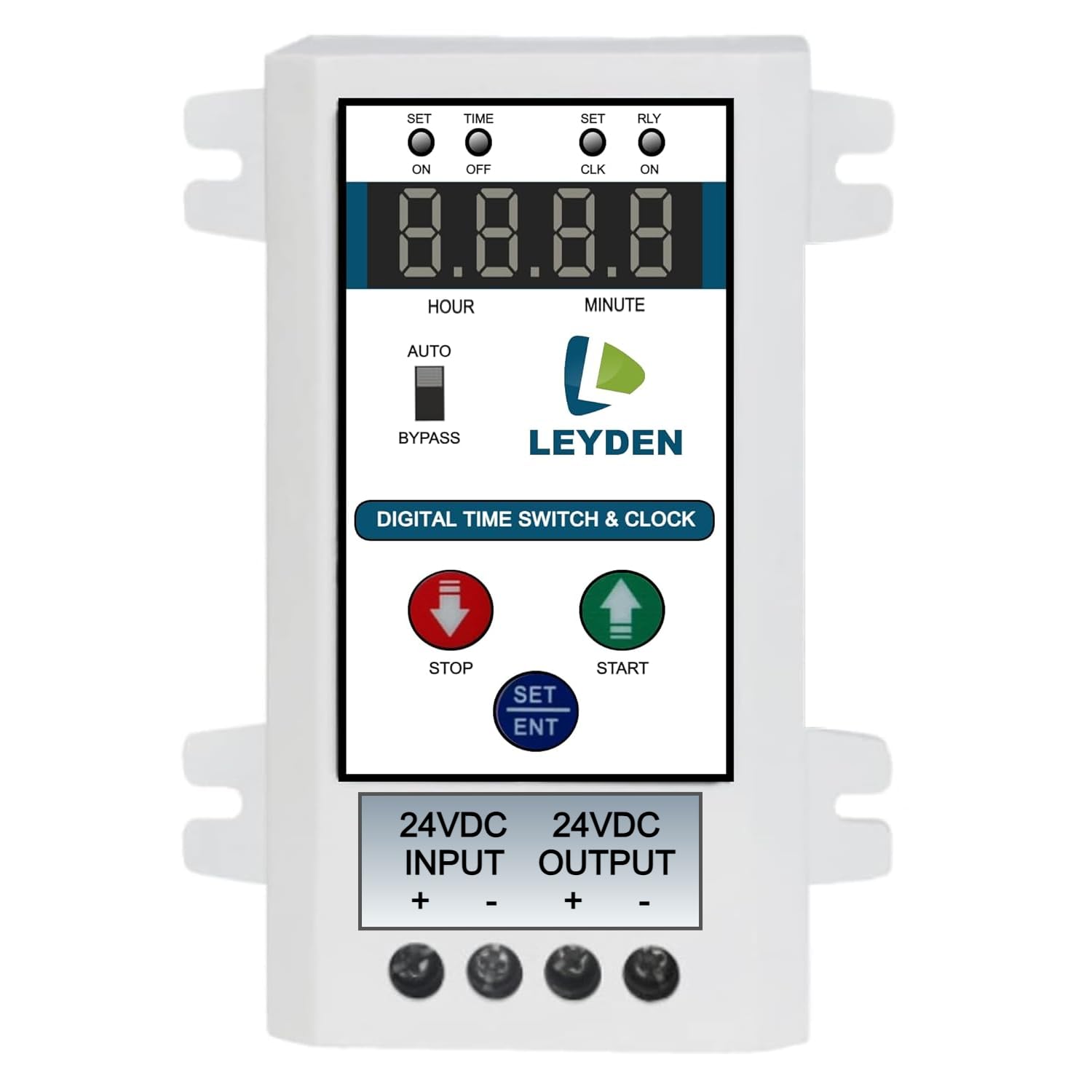 LEYDEN® 24 Volt DC, 15A, TM-CLK-24VDC 24 Hour Real Clock Timer Switch, 50 ON/Off Per Day & Cyclic Function Up to 9999 Second Programmable Electronic Timer Switch (1- Year Warranty) (B0CB1G3W4Q) Amazon Price History, Amazon Price Tracker