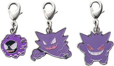 Gengar - Metal Charm – Pokemon Center Japan – Keychain – Zipper Pull