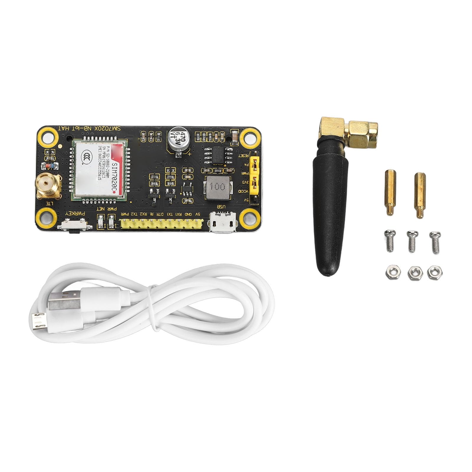 Bewinner Placa de Expansión NB IoT, Soporte Multiprotocolo, Interfaz de Control UART, Interfaz USB, Módulo NB IoT de Interfaz USB para RasPi