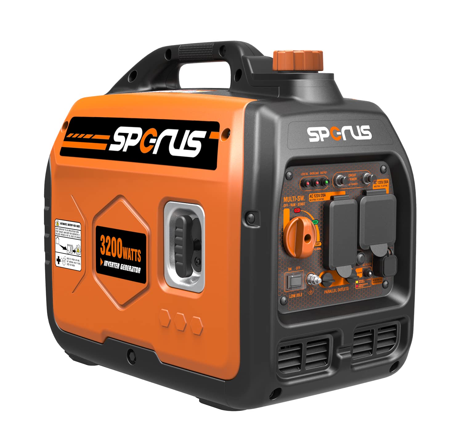Buy SPERUS Quiet Portable Inverter Generator, 3200 Watts Generator
