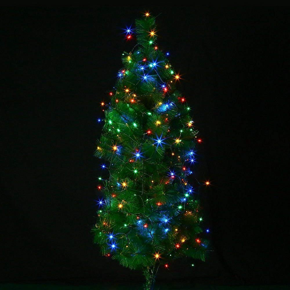 Catena Luminosa USB per Esterni, Catena Luminosa a 800 LED Impermeabili, Luci Impermeabili con Cavo in Rame per Giardino, Albero di Natale e Decorazioni per Patio (colorato)