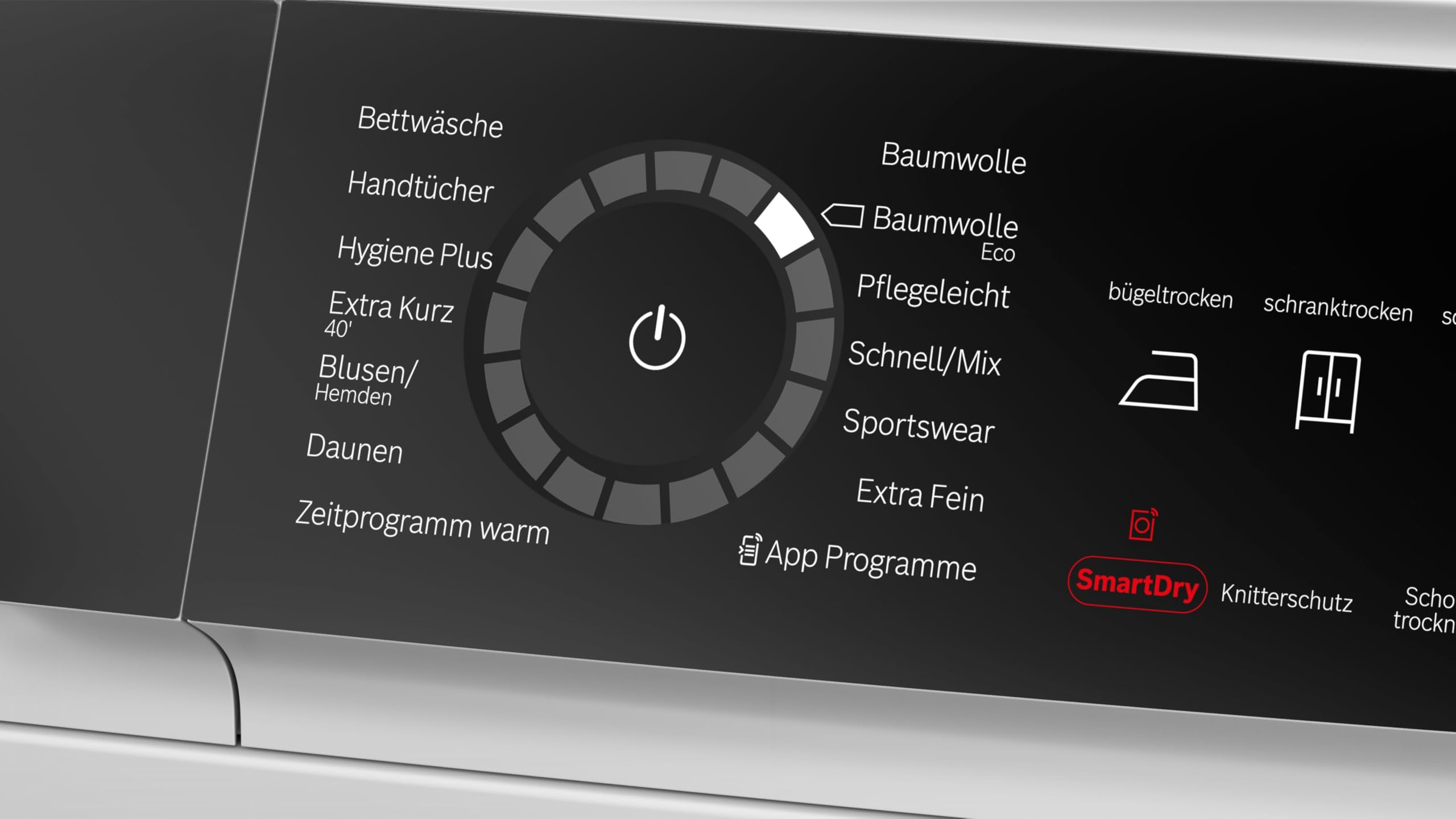 Bosch Serie 8 Wärmepumpentrockner 9 kg WQB245B40 AutoDry SmartDry LED-Display Selbstreinigender Kondensator
