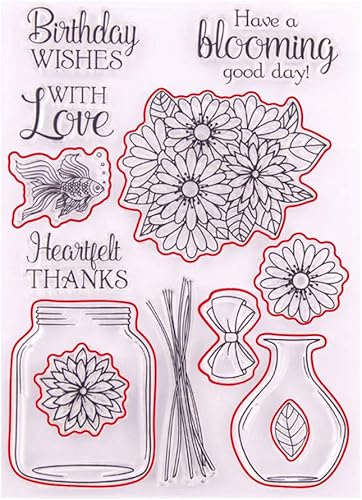 Miniatura 8 de Sellos y troqueles para hacer tarjetas, álbumes de recortes, manualidades, troqueles de corte de metal, suministros de arte, sellos de silicona