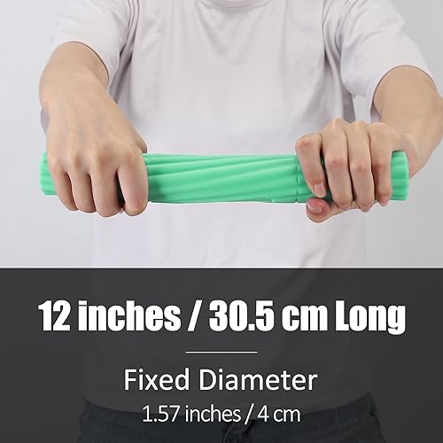 Miniatura 6 de Barra fortalecedora de terapia flexible, barra de terapia física para codo de tenista, barra de resistencia para codo de golfistas, tendinitis,