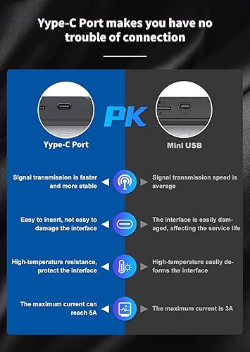 Miniatura 4 de JOMISE Cámara de espejo retrovisor 4K de 12 pulgadas, espejo retrovisor Full HD 2160P, cámara de tablero de espejo frontal y trasera, cámara WDR de