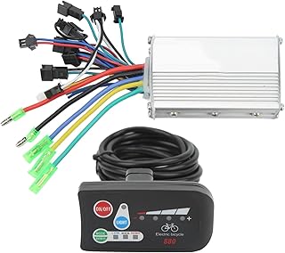 Wakects Brushless Controller,Brushless Electric Bike Controller with 880 LED Panel 36V 250W 350W for 22.5mm Handlebar Electric Bike Electric Bicycle Scooter