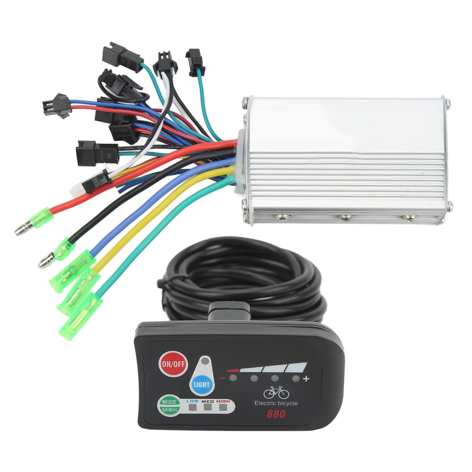 Asixxsix Contrôleur de moteur sans balais 36V 250W 350W avec compteur LED pour vélo électrique E Bike Scooter