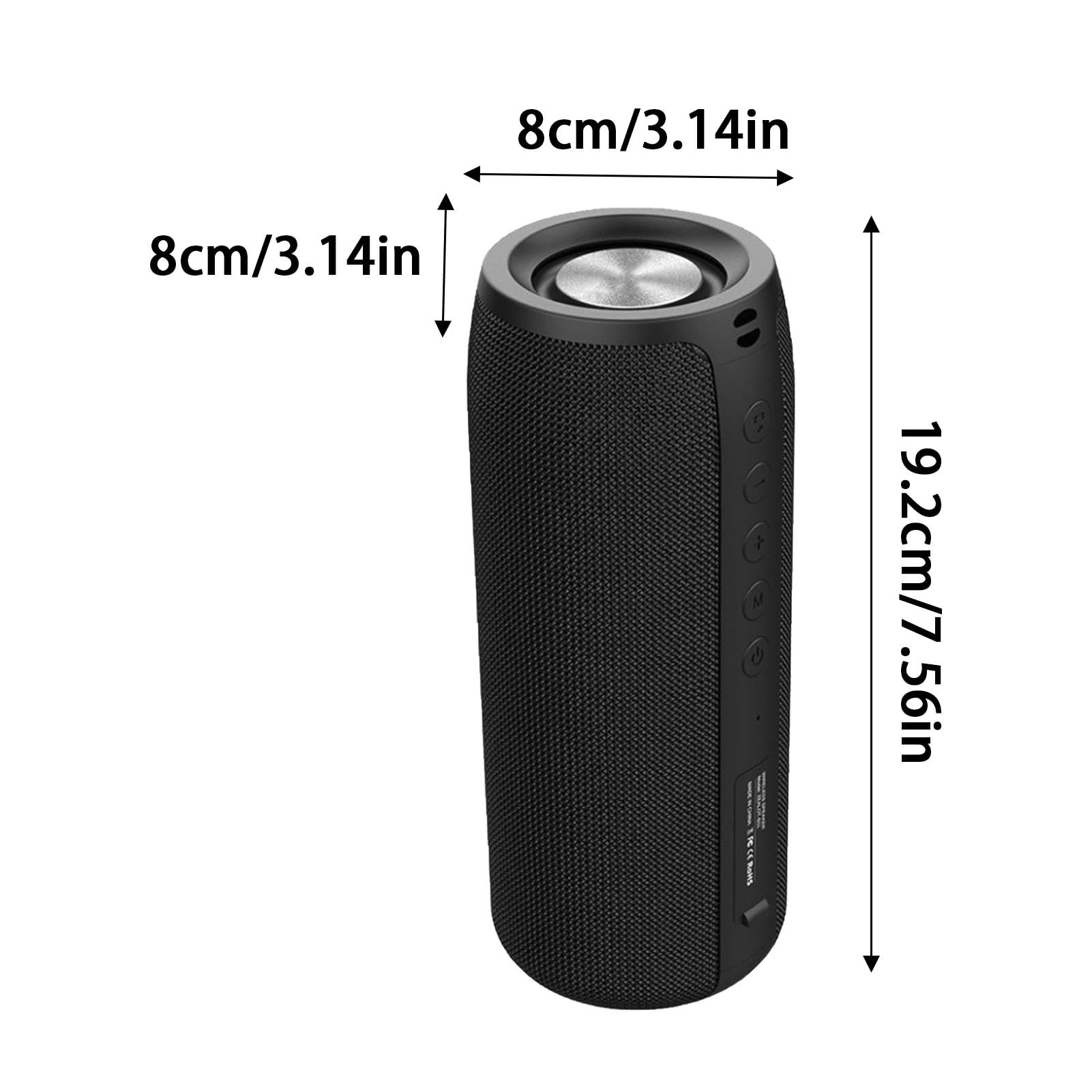 Altoparlante portatile senza fili, altoparlante da doccia impermeabile | altoparlante esterno senza fili, altoparlante versatile per feste a casa, viaggi emozionanti e ascolto dinamico all'aperto