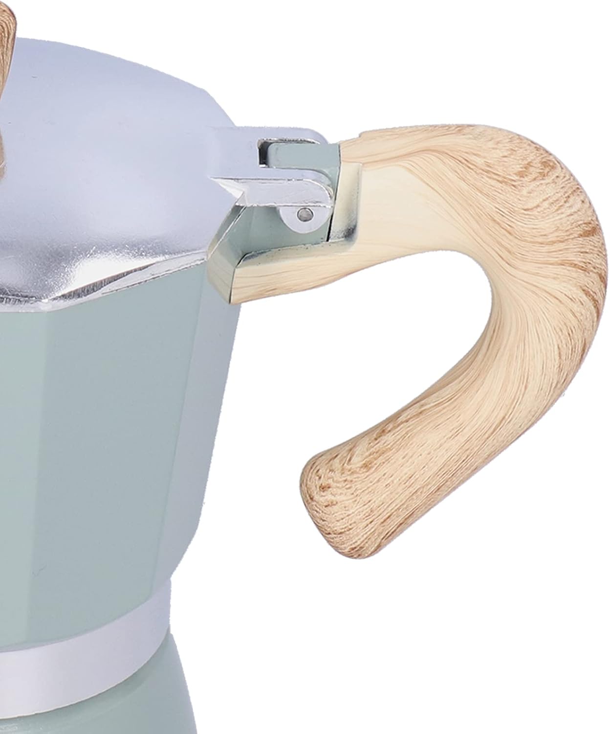 Coffee Pot, Coffee Maker Easy To Remove Rapid Heating for Office for Coffee(Lake Teal)