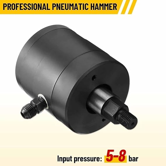 Professional Diesel Injector Puller, Pneumatic Injector Extractor Removal Puller Kit, Puller Kit Slide Hammer and Bearing Puller for Diesel Engines