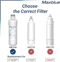 Vista 3 de Maxblue LT1000PC ADQ747935 Reemplazo para LG® LT1000P®, LT1000PCS, LFXC24796S, LFXS28596S, LMWS27626S, ADQ74793501, ADQ74793502, Kenmore 46-9980
