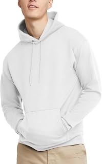 Hanes EcoSmart Men's Midweight Fleece Hoodie Pullover Sweatshirt - Soft American Cotton Blend, Cozy Warmth