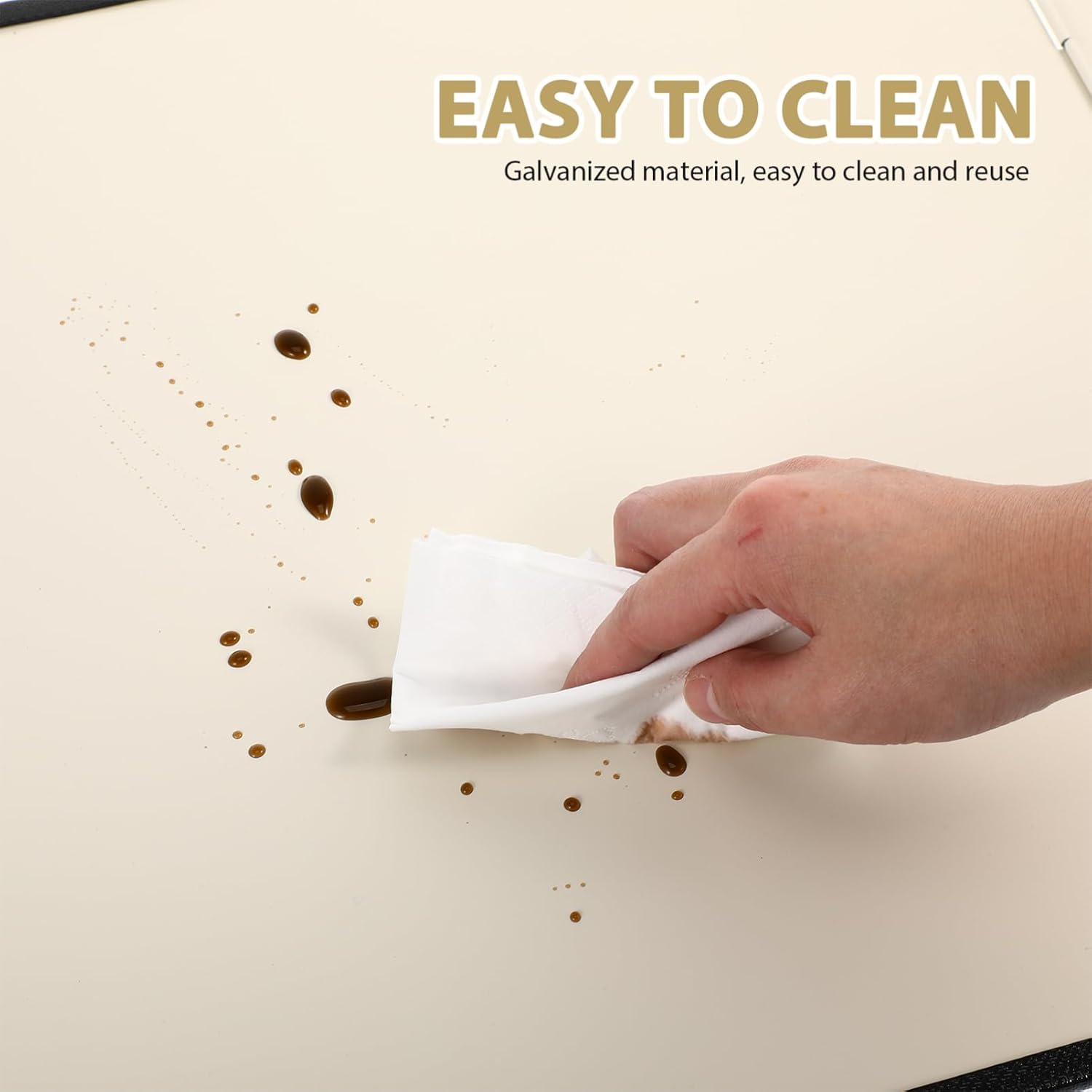 Alipis 1set Folding Grease Splatter Screen Easy to Install for Gas Stoves Protects Kitchen Walls from Oil and Food Splashes Nonstick Design