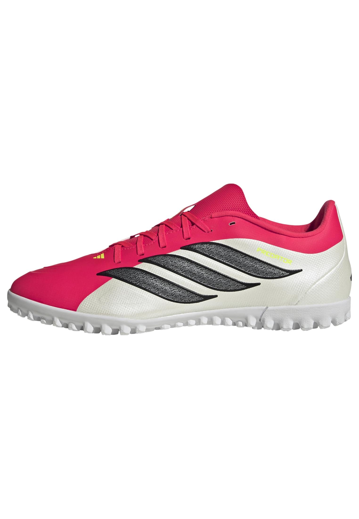 adidas Unisex Predator Club Turf Football Shoes, Lucid red/core Black/FTWR White, 9 UK