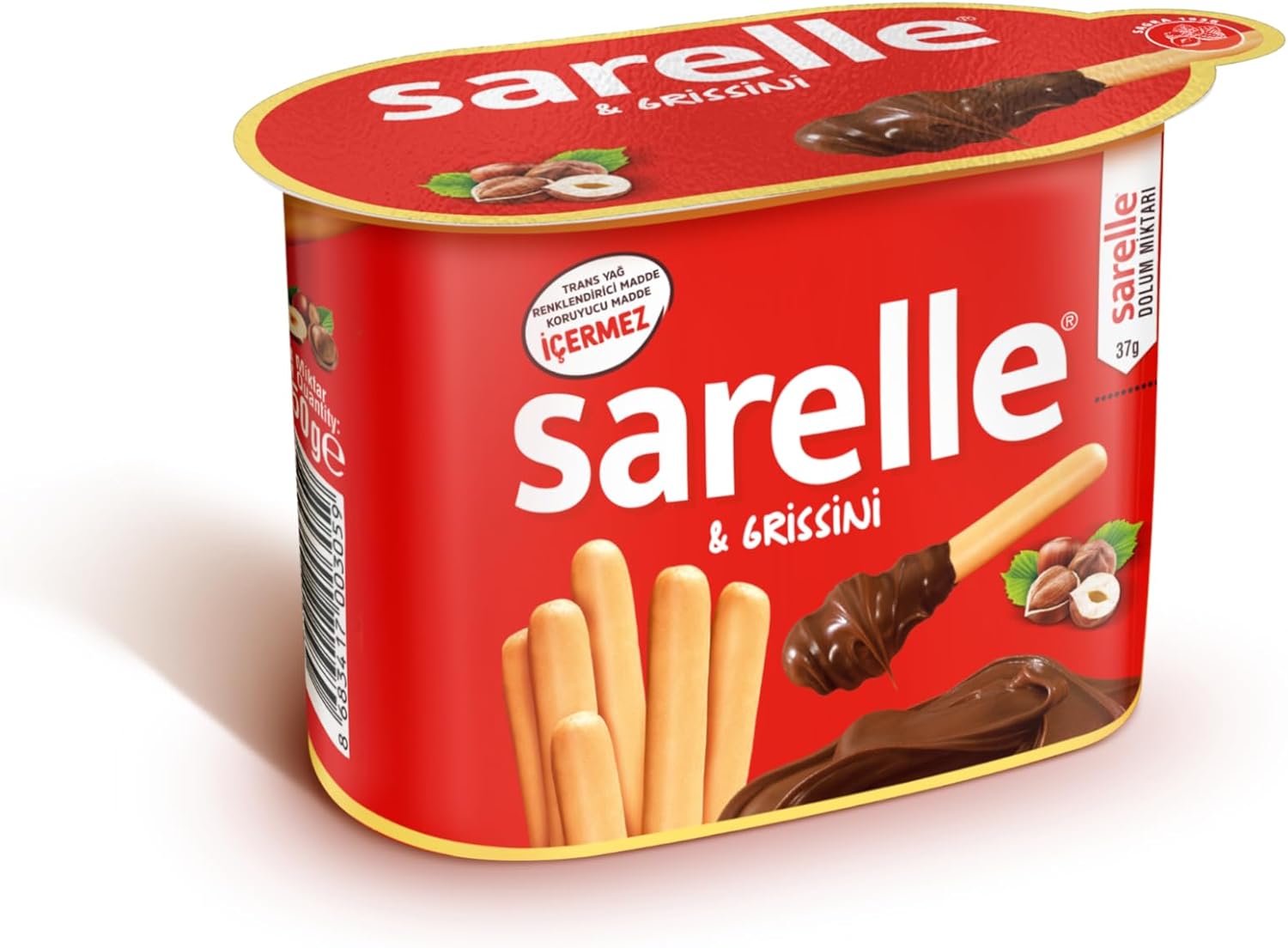 SARELLE KAKAOLU FINDIK EZMESİ VE GRİSSİNİ 50 GR