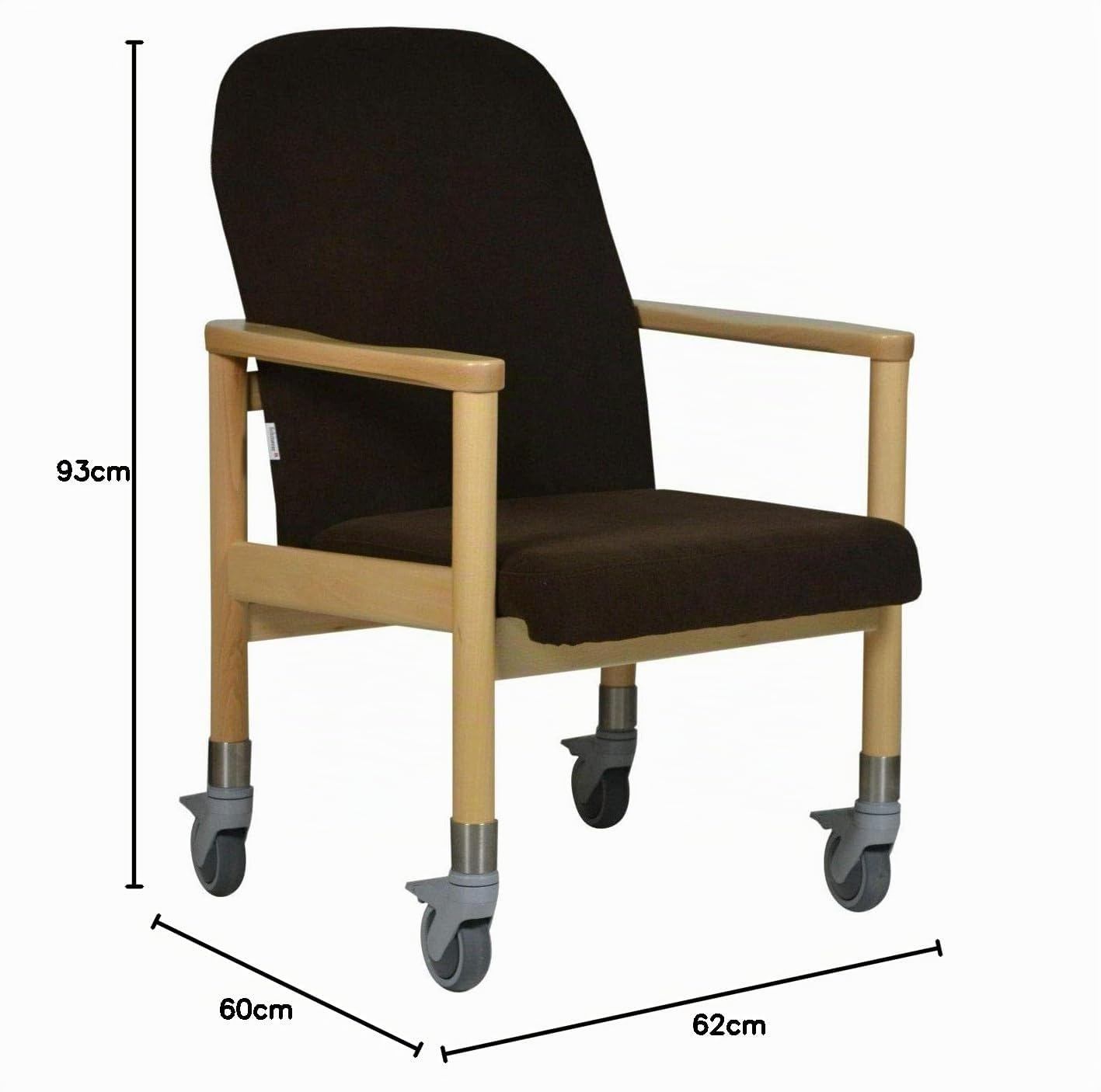Devita - Lübeck Fauteuil à roulettes avec Frein