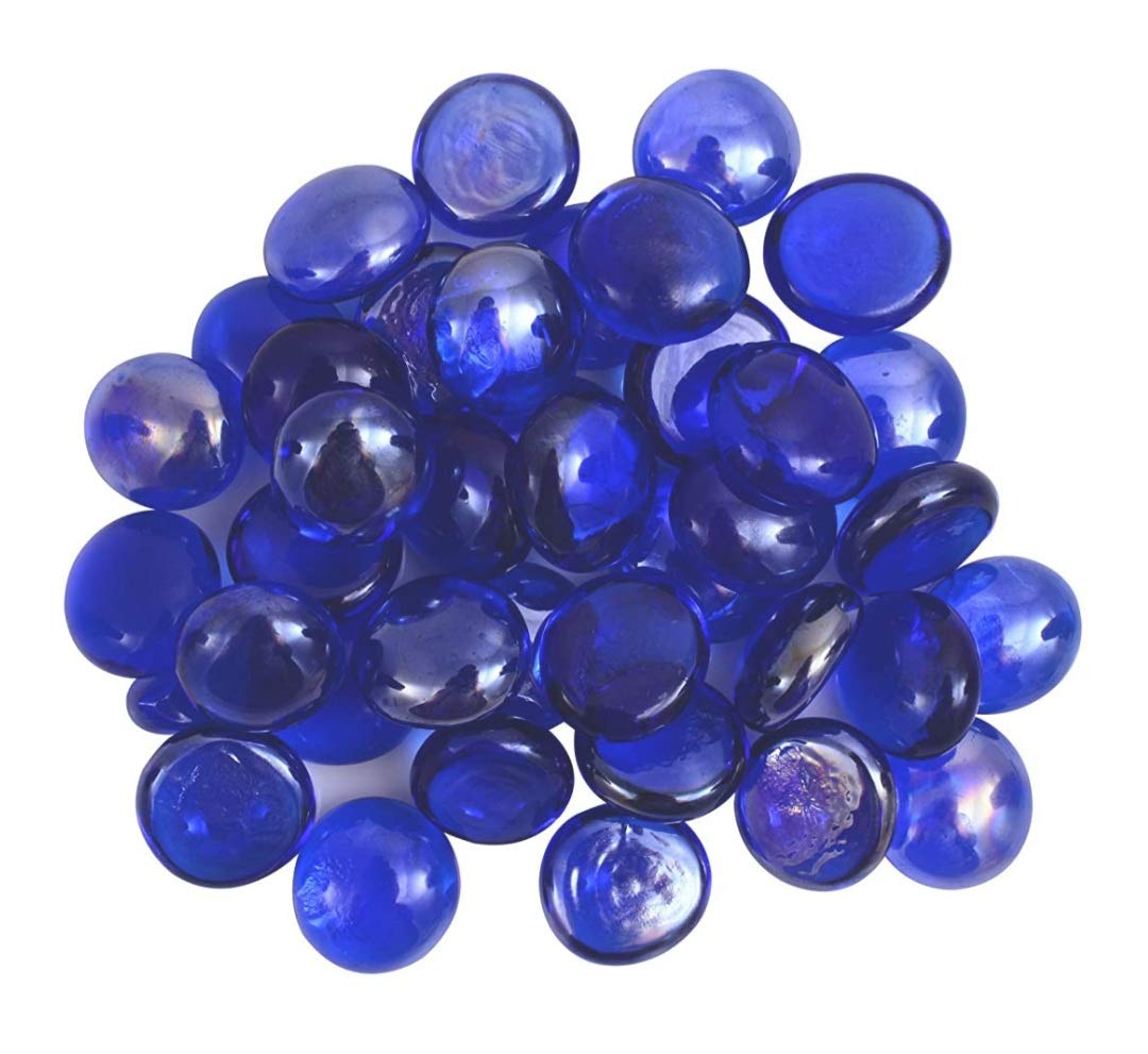 Golden Stone Glass (Dark Blue, 1 kg) Pebbles for Aquarium Decorative Vase Filler Garden Decor, Decorative Stones/Pebbles (B08W8D15R9) Amazon Price History, Amazon Price Tracker