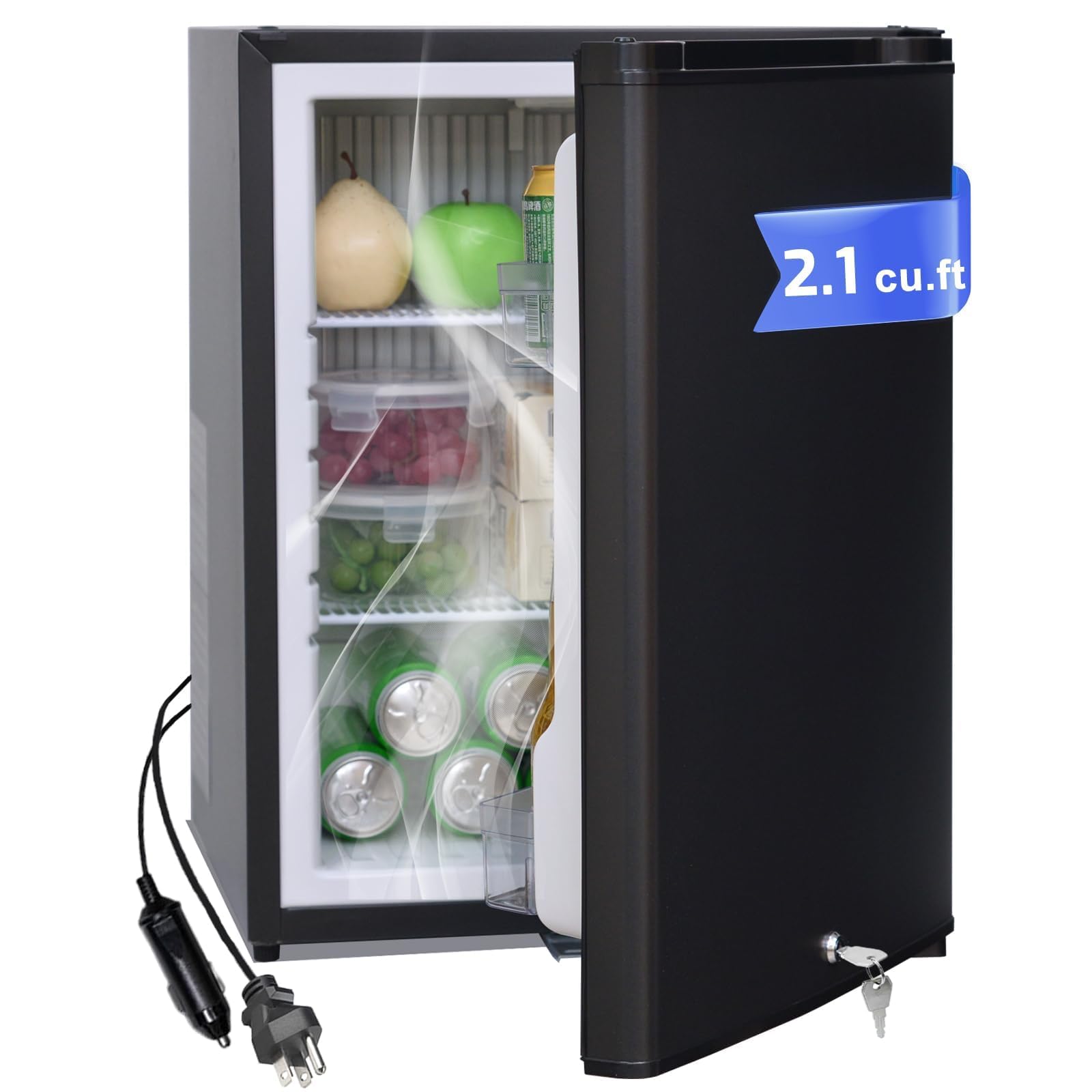 Smad XC-60 2.1 cu ft Compact Fridge Black