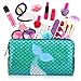 Baztoy Trucchi Bambina Set, Giochi Bambina 17 Pezzi Lavabile Makeup Kit con Trousse Trucchi Trucco Giocattoli Bambini 3 4 5 6 7 8 9 10 Anni Bimba Gadget Compleanno Regali Ragazza