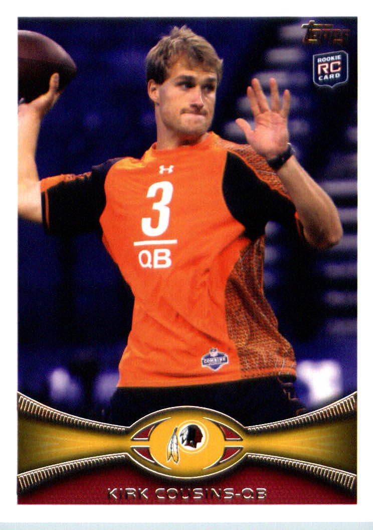 Amazon.com: 2012 Topps Football Card # 326 Kirk Cousins RC