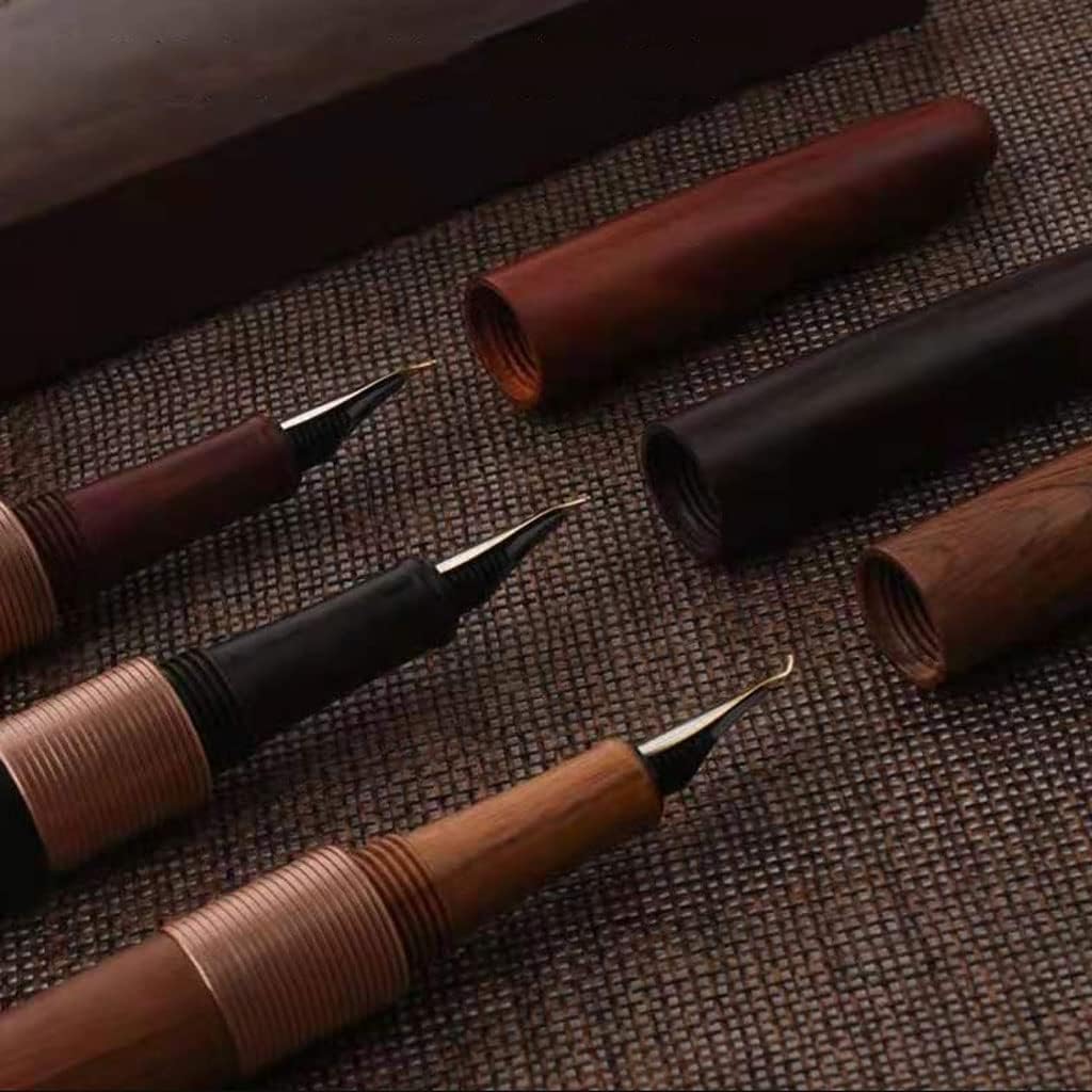 Penna stilografica Vintage, per Ufficio, Scuola, cancelleria, Regalo, Penna a Inchiostro, Adatta per Scrivere e Calligrafia Fluido.