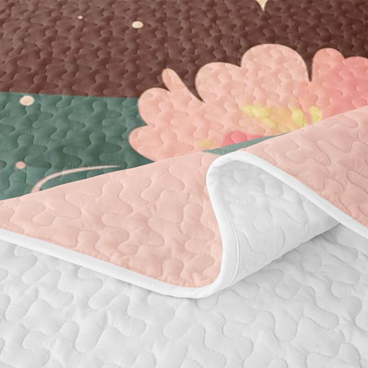 Homewish Set copriletto trapuntato per letto king size