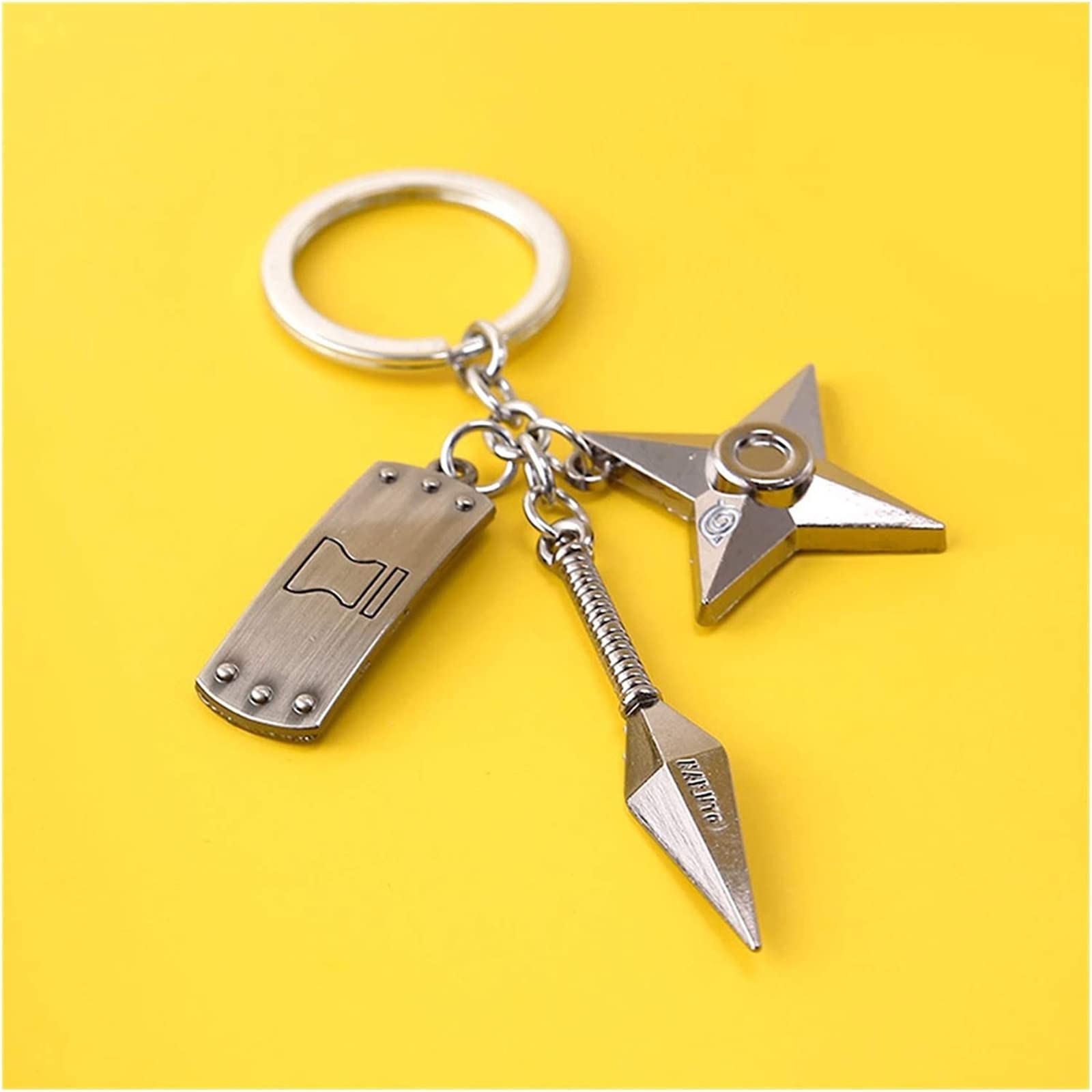 Berrysun Keychains Keychain trailer keychain anime key rings ring trailer keychain key riper charm jewelry sosuvenir (Color : Yinren 3tao, Size : 1)