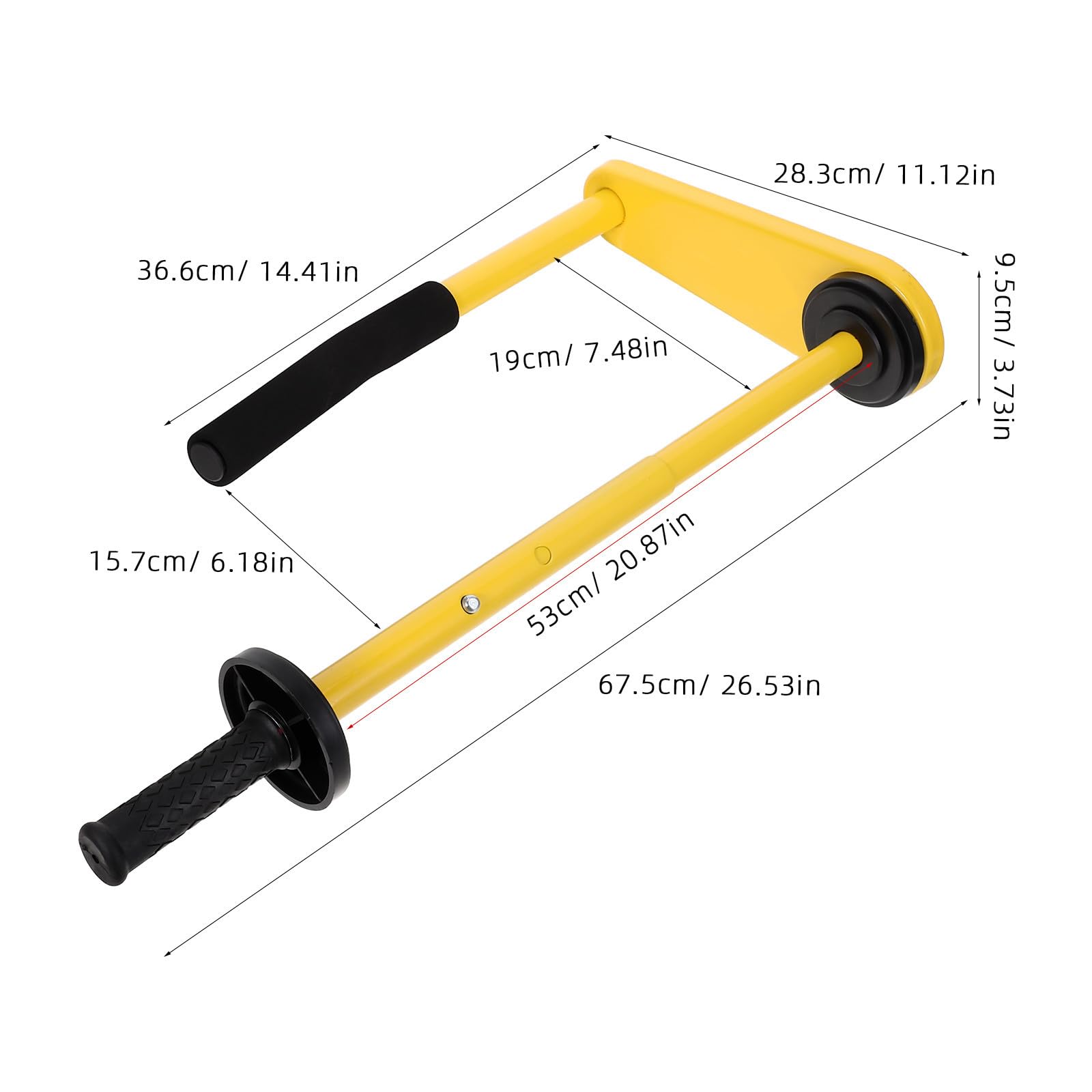 OSALADI Dispensador Manual Mango Ergonómico de Acero Inoxidable de Película Estirable y Ajuste de Tensión para Departamentos Logísticos y Almacenes
