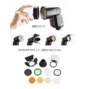ストロボ/照明 Canon - Godox v1-c Amazon | Godox V1-CラウンドヘッドカメラフラッシュCanonカメラ