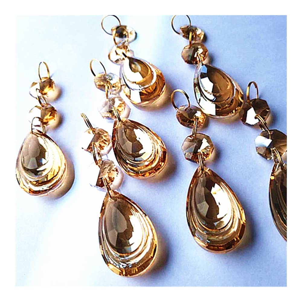 YUZGUHEY 20pcs/lot K9 Crystal Chandelier Pendants Crystals Lighting Lamp Replacement Parts