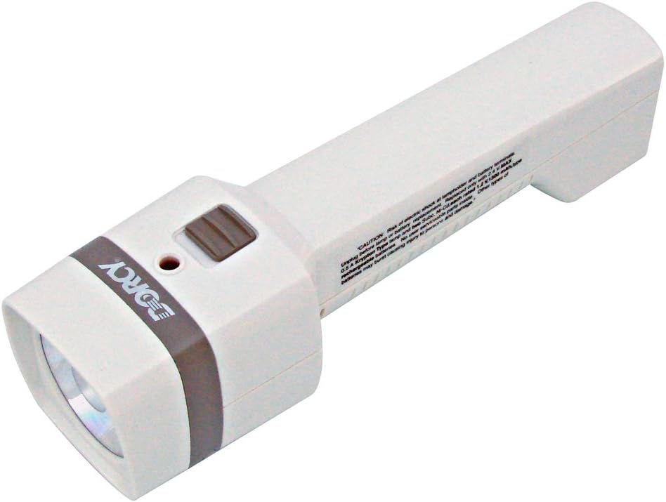 Dorcy 411042 1 Hour Failsafe Rechargeable Flashlight with BuiltIn AC